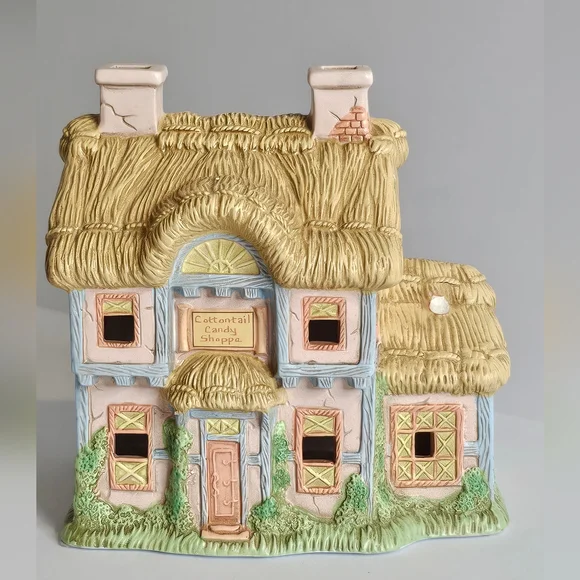 Lefton Honey Brook Hollow Village Cottontail Candy Shoppe Light #00630 1992 - Picture 1 of 9